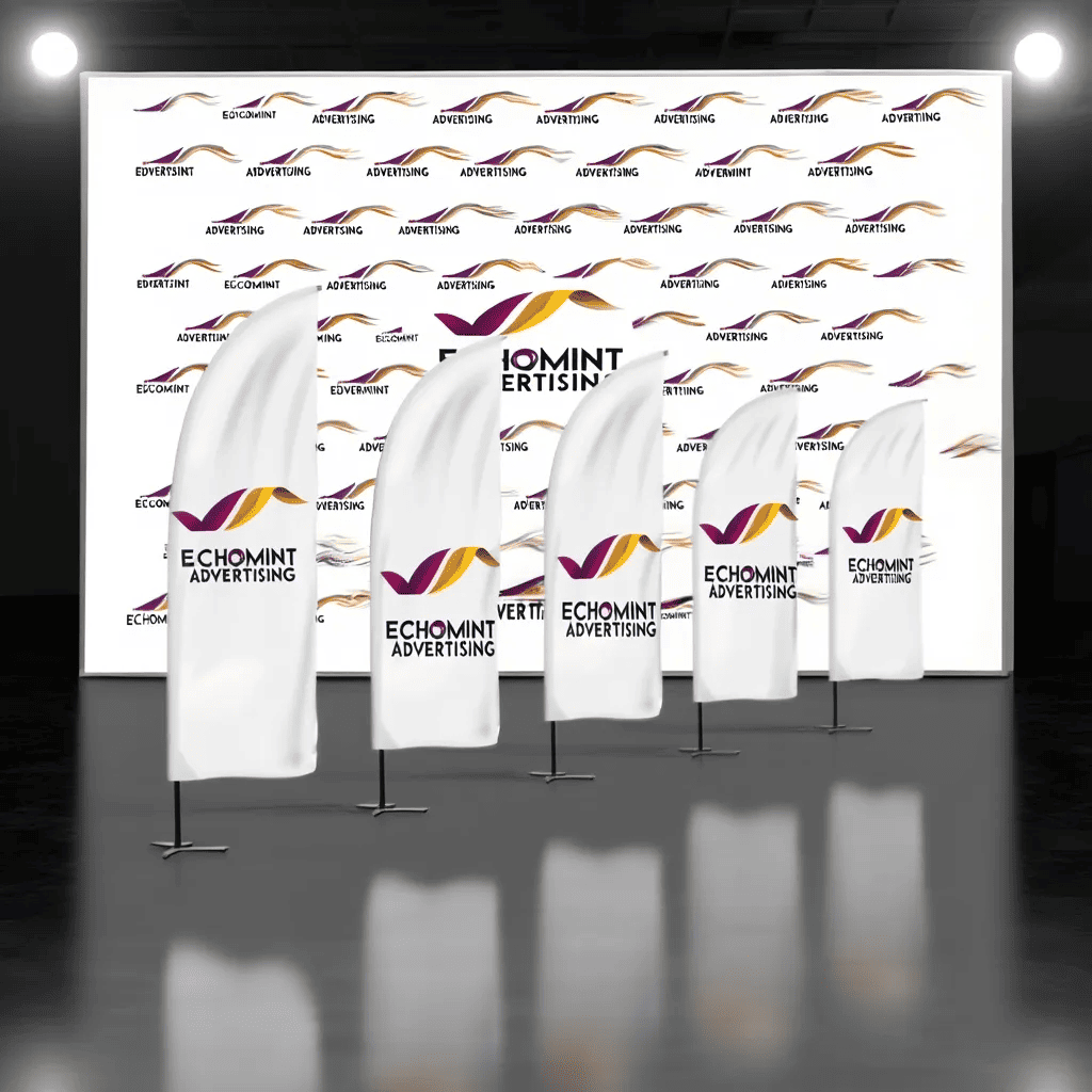 Telescopic Banners with Backdrop Dubai - Complete Display Systems