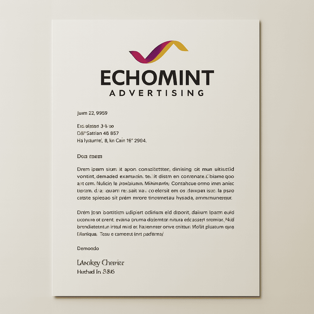 Letterheads Printing Dubai - Professional Letterheads