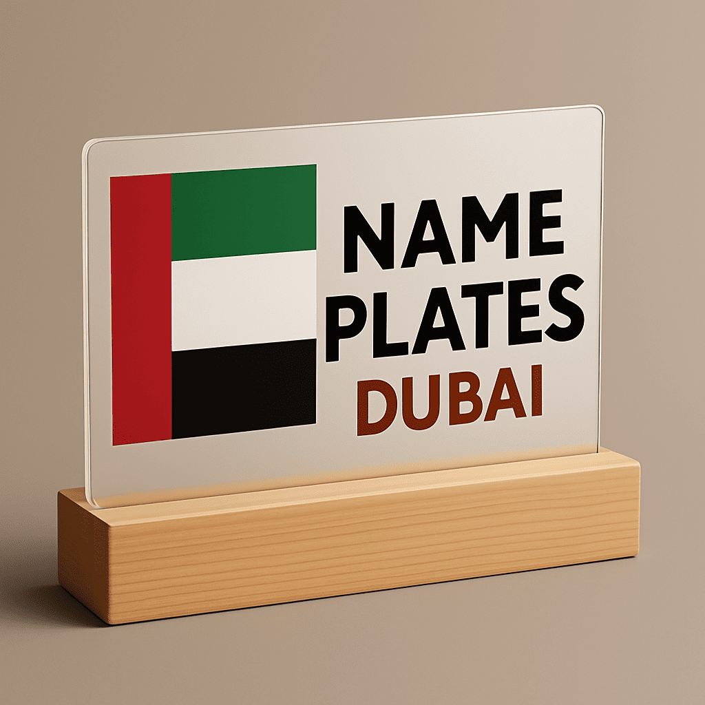 Name Plates Dubai - Custom Business Name Plates